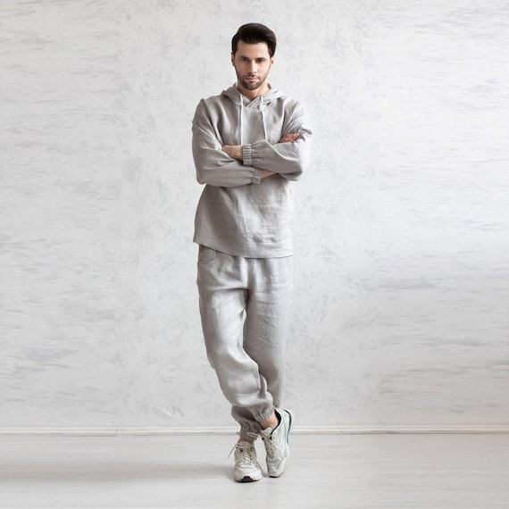 Linen Men's Activewear. Flax Sports Sets. Sport Clothing. Athletic Sets For Men. Gym Outfit