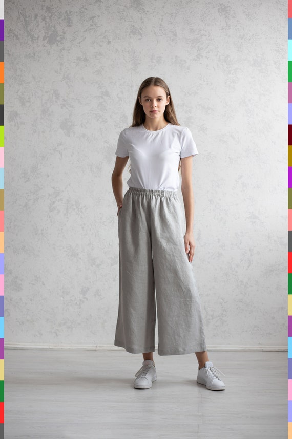 Summer Linen Pants. Wide Women Pants. Beach Pants. Female Trousers. Teen  Pants. Linen Wide Pants. Women's Pants. 100% Pure Linen italy -  Canada