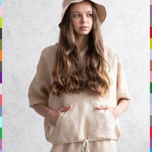 Women's Sport Suit Women. Flax Workout Clothes. Women Running Set. Everyday Active Sets. image 6