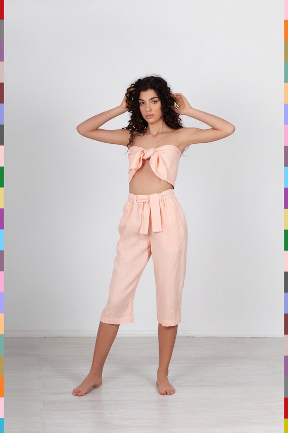 linen knot top