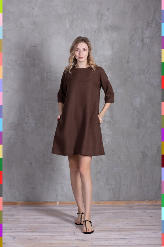 Italian Linen Women's Dress S