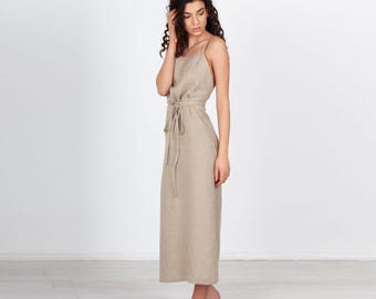 bellambra linen dress BELLAMBRA Women's Plus Made In Italy Linen Split Neck Tiered Midi Dres Letay Store