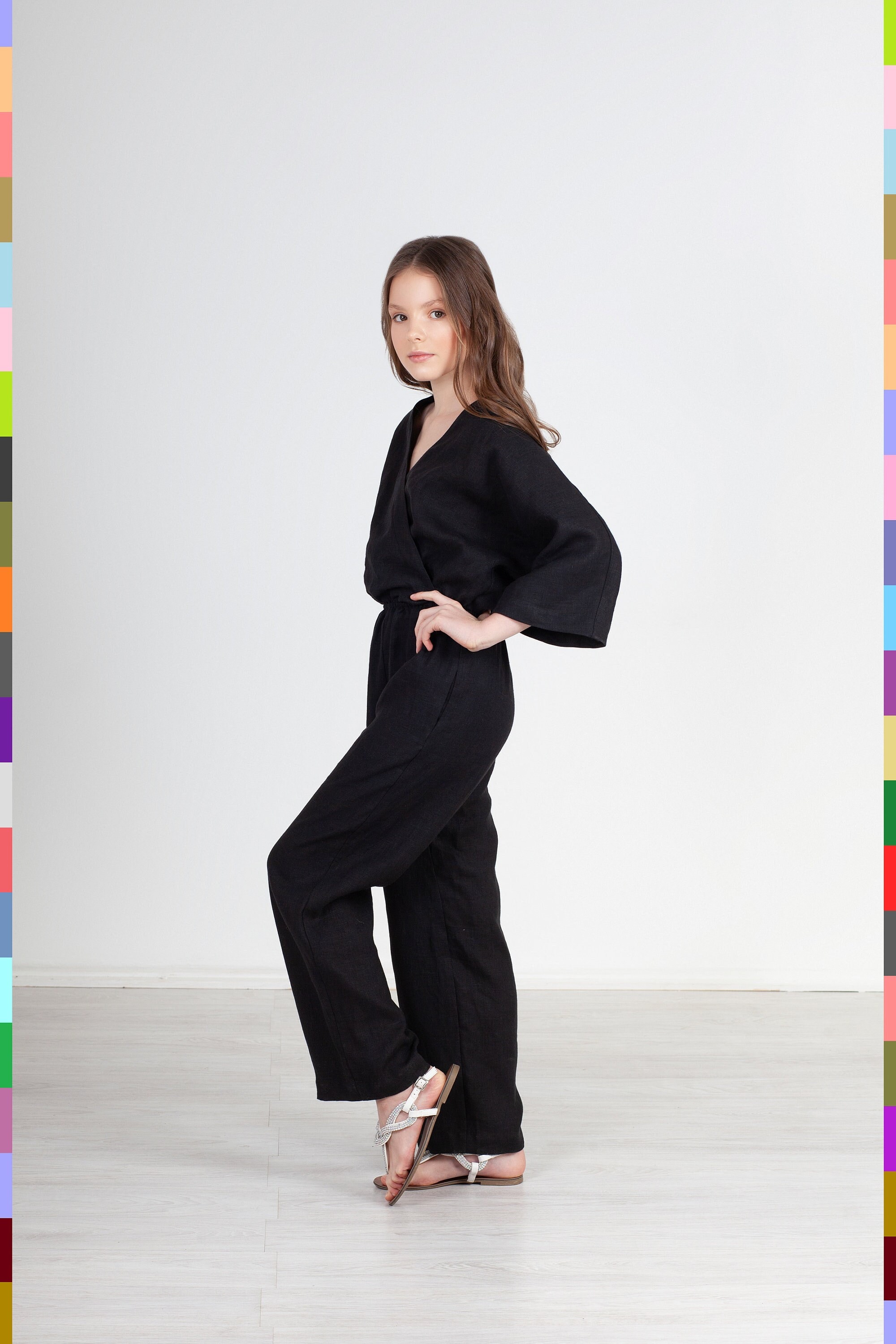 Kiira linen quilt jumpsuit Sale♬タグ付き未使用☆Kiira Linen quilt