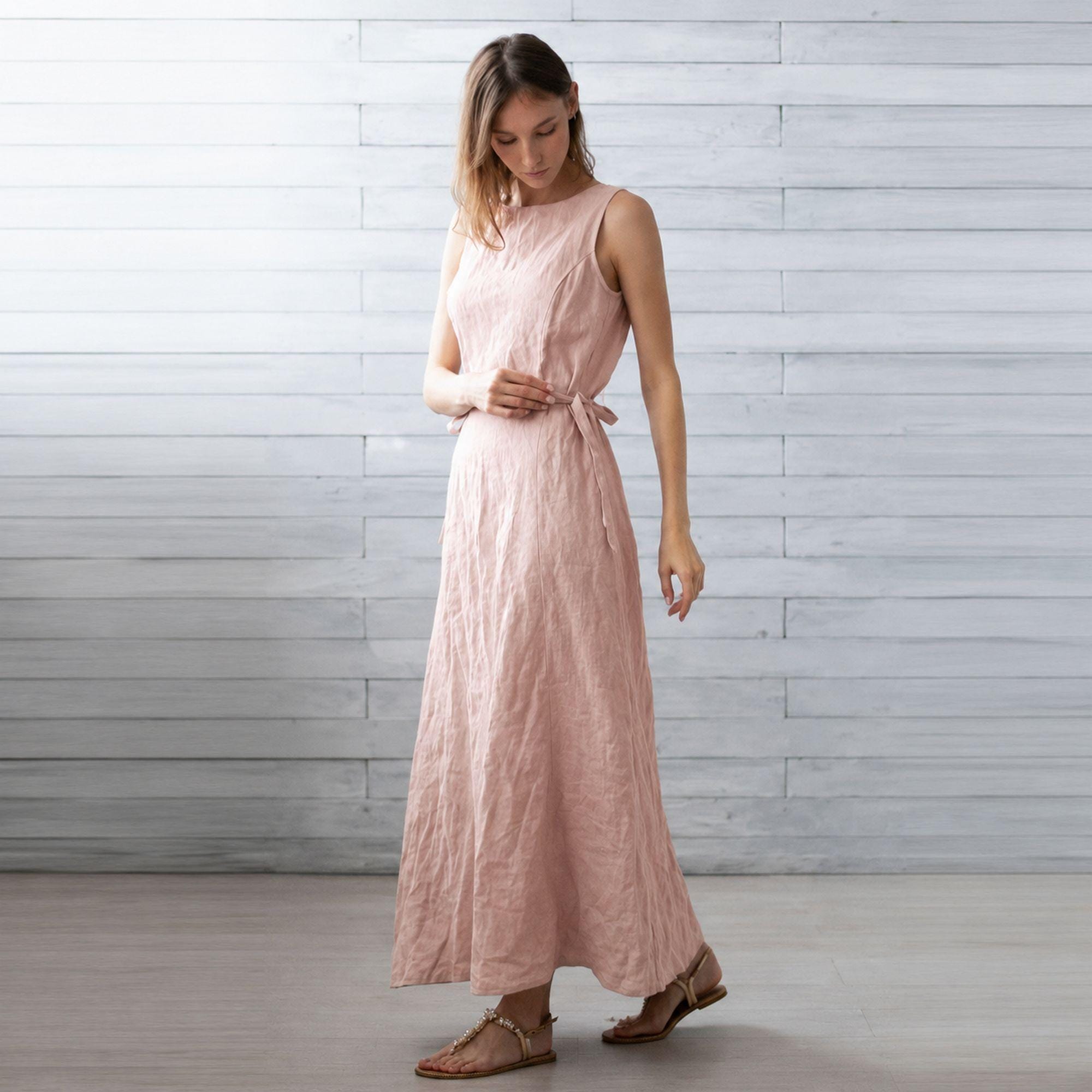 salmon pink bridesmaid dresses Azazie Shale Junior