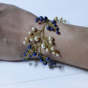 Royal blue Corsage and boutonniere set flower prom corsage prom flower wrist corsage bridal wrist corsage girl corsage bridesmaid corsage