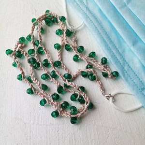mask chain mask lanyard face mask holder glasses chain eyeglass chain glasses holder sunglass chain waist beads mask chain eyeglass lanyard