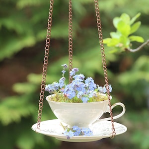 Garden decoration - collector's cup reinterpreted