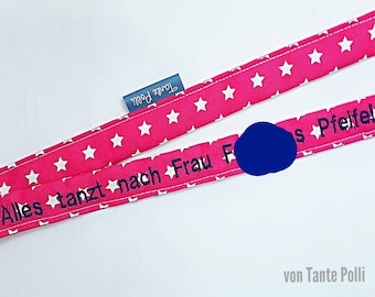 Gift for trainer and teacher, band with whistle, personalized, name, farewell gift