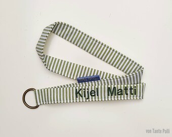 Keychain Lanyard Name Name Personalized Lanyard Lanyard Lanyard Lanyard Lanyard Striped, Fir Green Embroidered