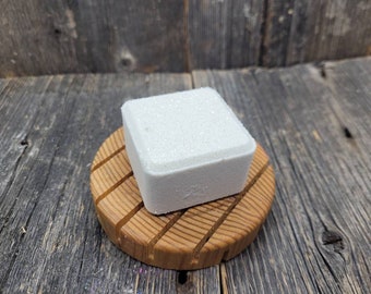 Christmas Cane - Effervescent Cube handmade in Quebec, Fizzy Cube, Christmas Gift, Candy Cane, Bath Bomb