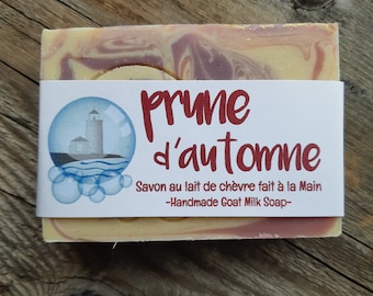 Autumn Plum - Handmade goat's milk soap in Quebec, goatmilk, handmade soap