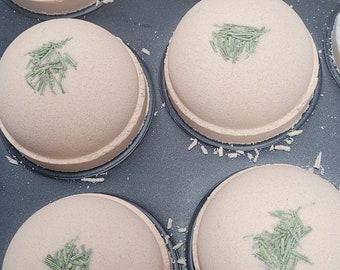 Pamplemousse et Romarin - Bombe de bain naturelle fait à la main au Québec, Boule de bain, Bath Bomb