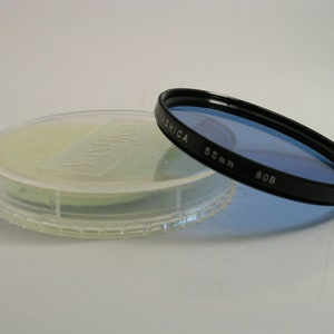 Yashica Electro 35 Lens Filter 55mm 80B Blue GT GTN