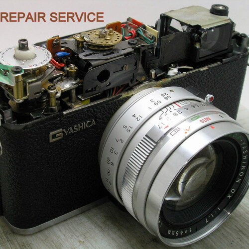 Yashica Camera Repair Service shops Electro 35 CLA