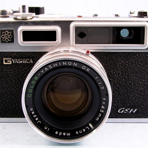 REFURBISHED Yashica Electro 35 GSN 35mm Film Spiderman Rangefinder Camera 45mm 1.7 Prime Lens Genuine Vintage Working "Poor Mans Leica"