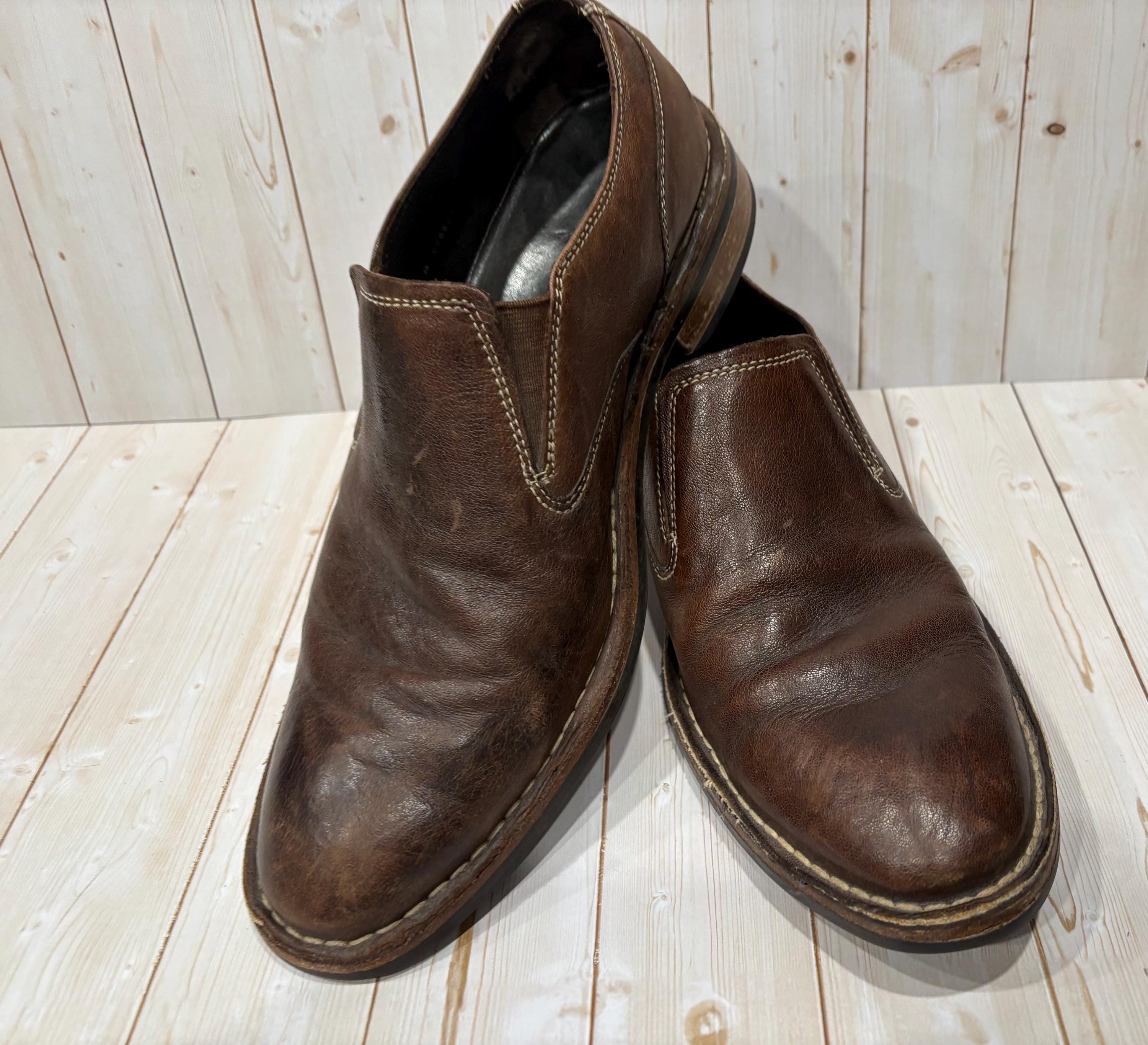 Cole Haan C06684 Men’s Brown Suede Slip-on Nike Air Sole Size 12 M Mens Cole Haan Nike Air Brown Leather Slip on Shoes Size 9  main image 4