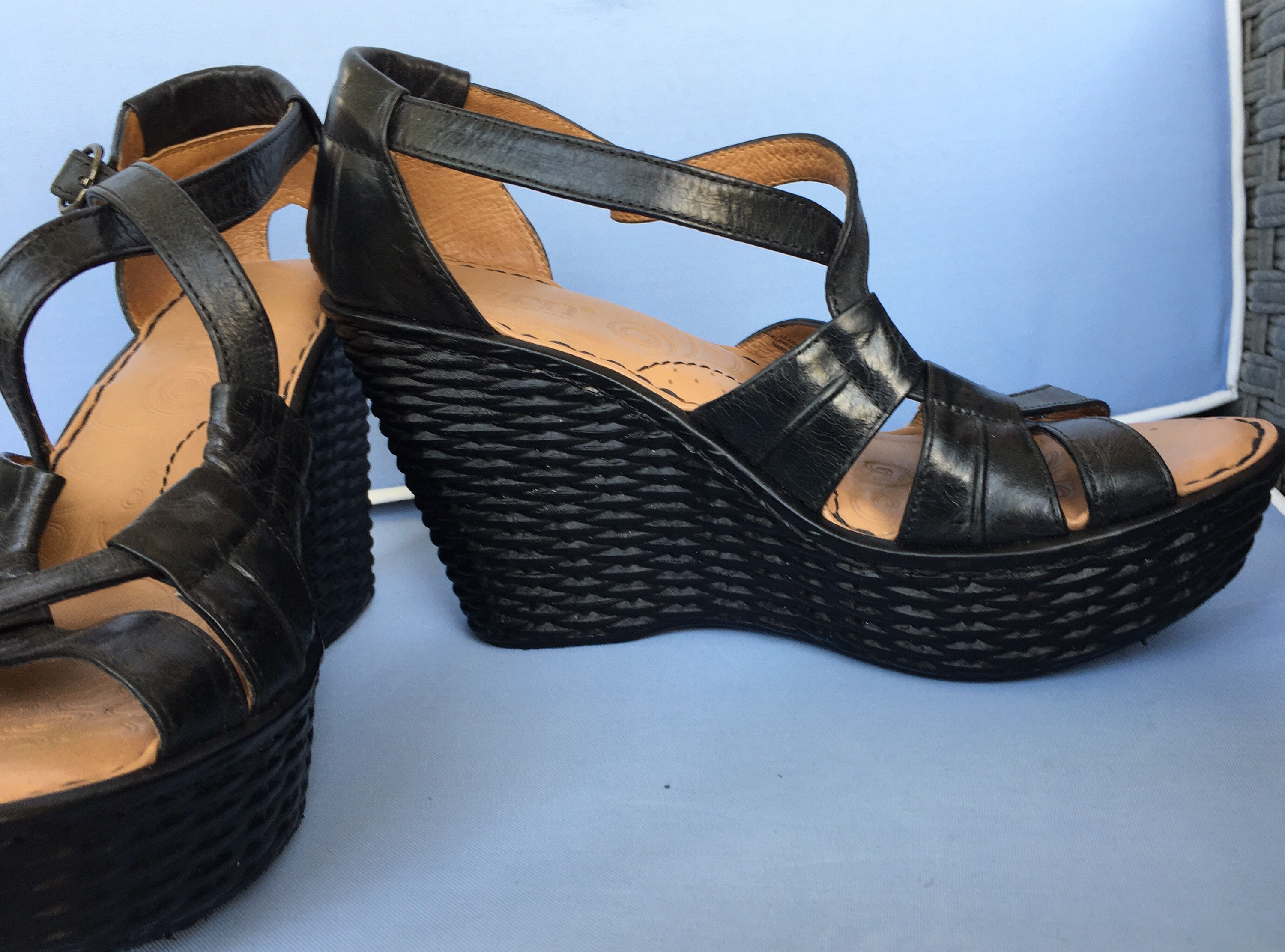 basket weave pumps