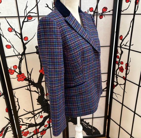 Talbots Houndstooth Jacket Size 8 - image 3