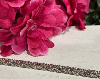 Vintage Silver Byzantine Bracelet/Lirm Italian Bracelet/Gift For Mom/Gift For Anniversary/ Silver Jewelry Gift