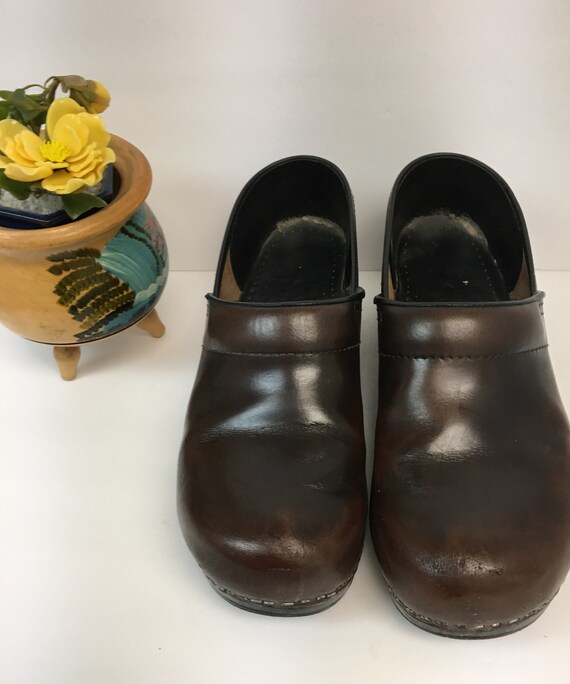 Sanita Danish Wood Clogs/ Vintage Clogs/ Dutch Woo