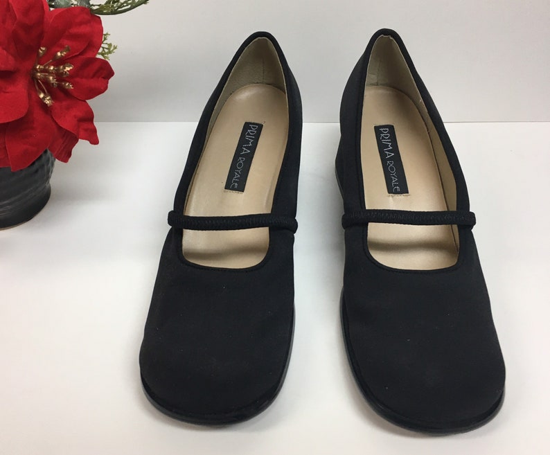 Black Mary Janes with Chunky Heel Chunky Retro Mary Janes | Etsy