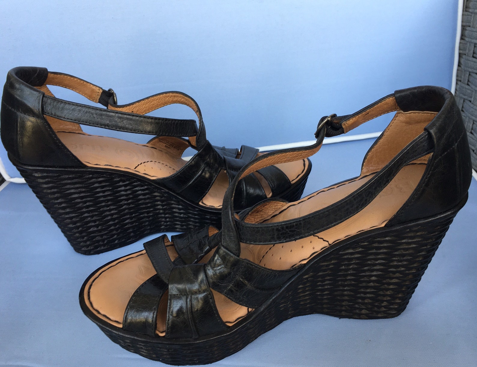 basket weave pumps