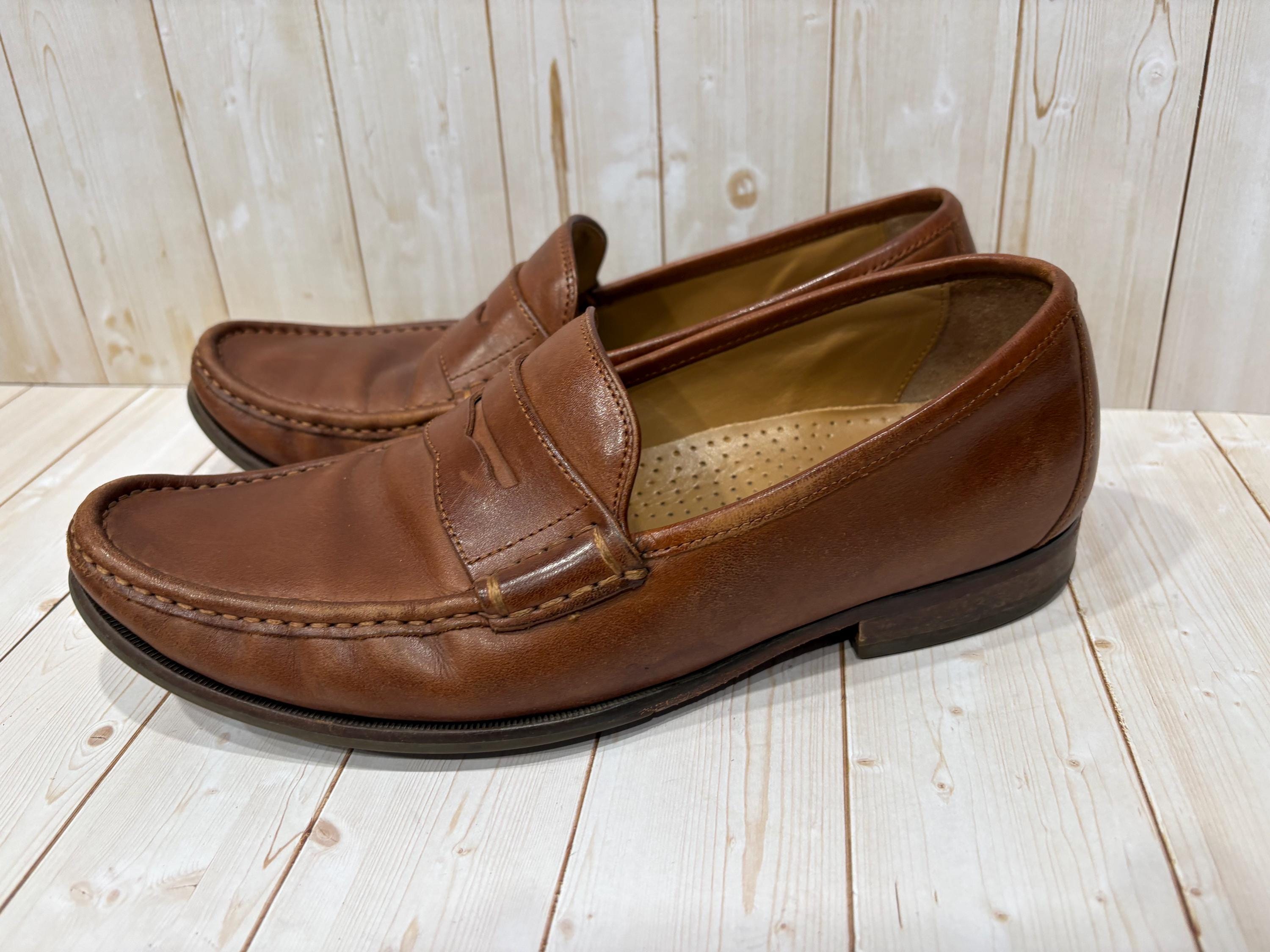 Cole Haan Grand.ØS Brown Leather Penny Loafers Men\'s Size 11 Slip-On Dress Shoes Men main image 2