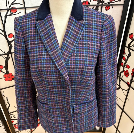 Talbots Houndstooth Jacket Size 8 - image 2