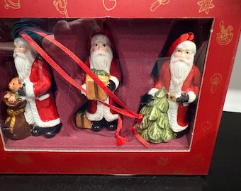 Villeroy & Boch Christmas Ornament Set - Hand-painted Woodland