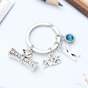 2025 Graduation Keyring - 2024 Personalised Gift Keepsake. Gift for Graduates. Degree. Diploma.