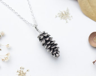 Statement Pine Cone Necklace - Woodland Jewellery. Nature Gift. Pinecone