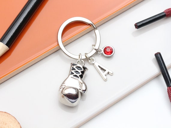 Buy Silver Boxing Personalised Keyring Boxer Gift Boxing Lover Gift for Him Coach Gift Boxing Glove Keyring Online in India Etsy