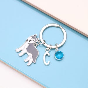 Personalised Husky Keyring - Alaskan Malamute, Pet Memorial Keepsake, Dog Lover Gift image 5