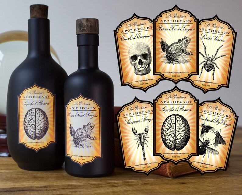 potion labels printable witches labels spell ingredients