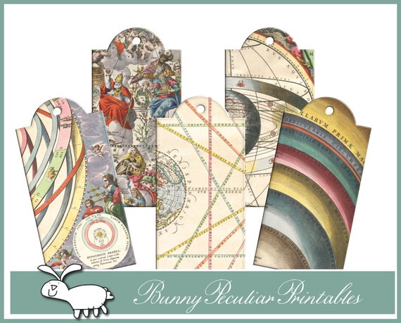 Vintage Star Map Tags Printable Tags Printable Labels Map Etsy