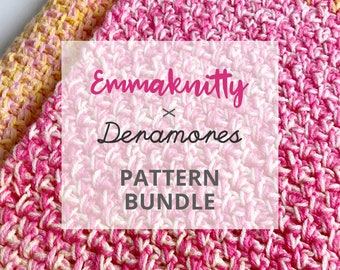 Deramores Pattern Bundle · All Emmaknitty Designs · 5 Patterns in One · Knitting & Crochet