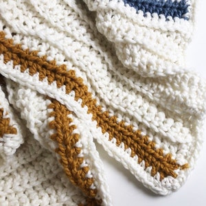Monty Blanket Intermediate Crochet Pattern Booklet Instant PDF Download Emmaknitty image 4