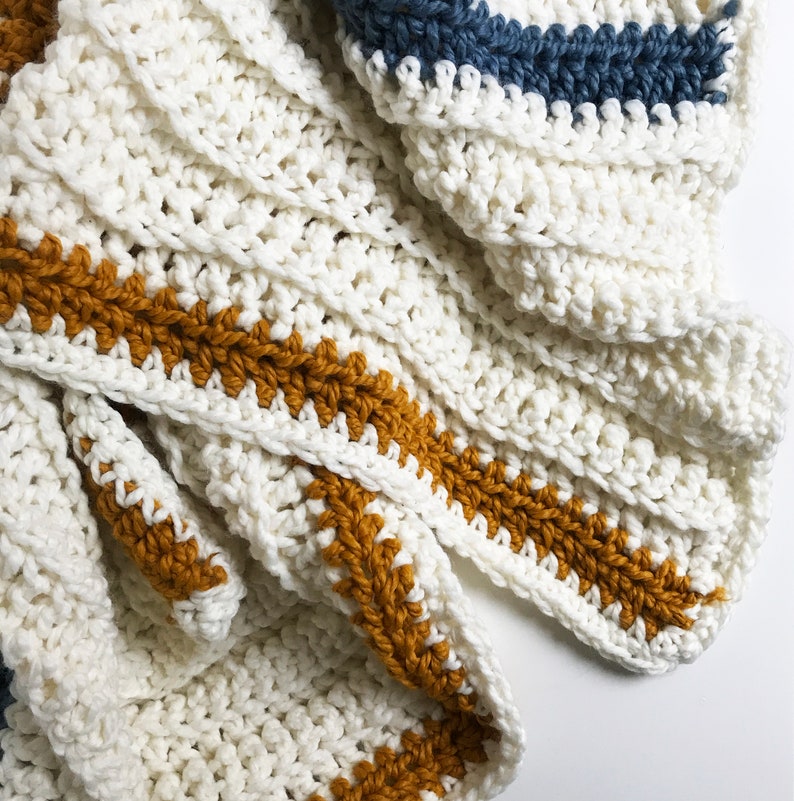 Monty Blanket Intermediate Crochet Pattern Booklet Instant PDF Download Emmaknitty image 3