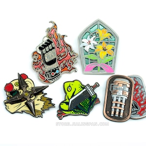 FFVII REMAKE Enamel Pins : Cloud Tifa Aerith Buster Sword Midgar