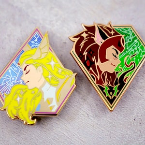 She-Ra Enamel Pin Set : Princess of Power Catra Adora image 1