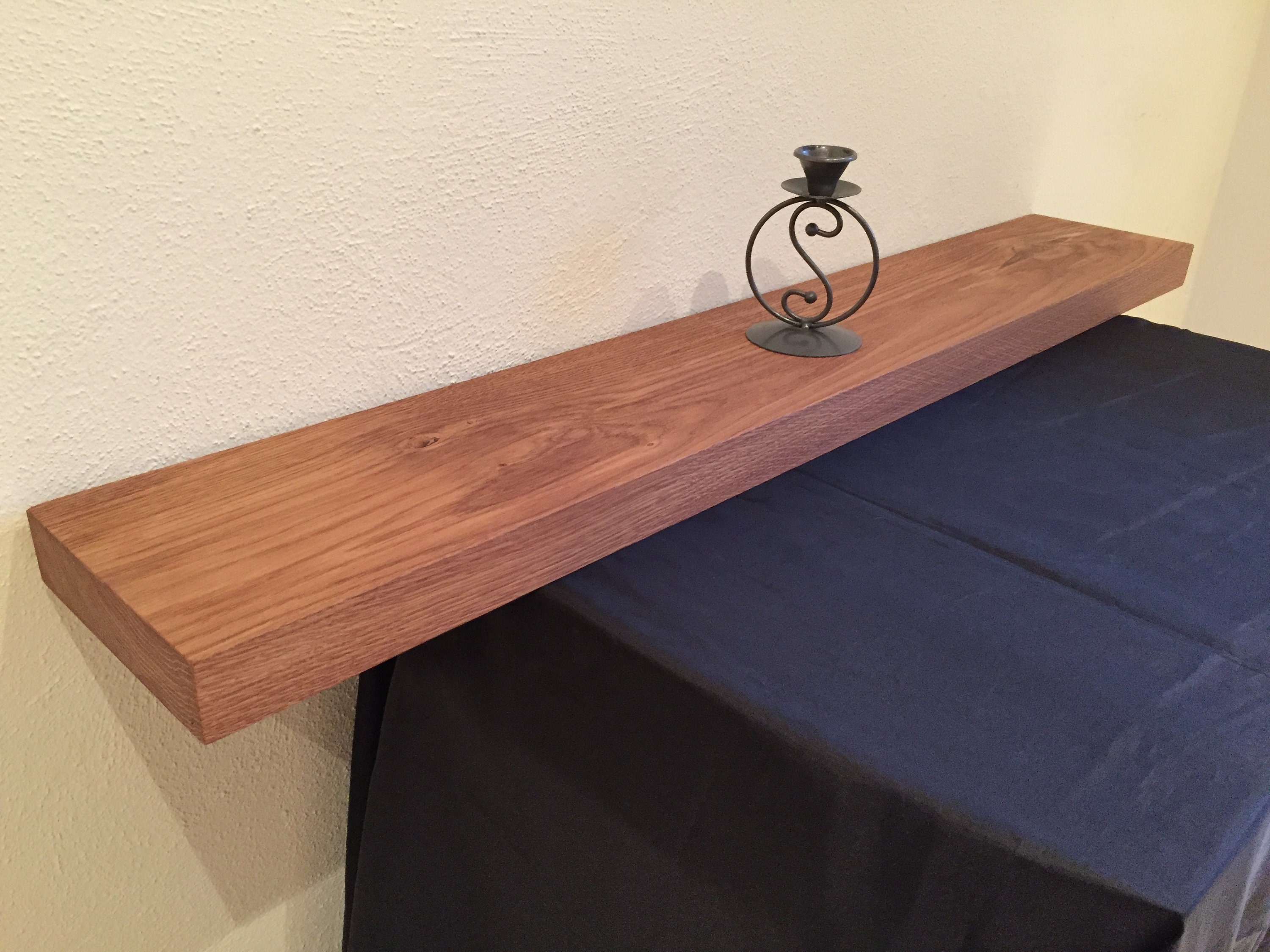 Shelf Oak Solid Wood Board Shelf Board 110 x 18 cm Etsy