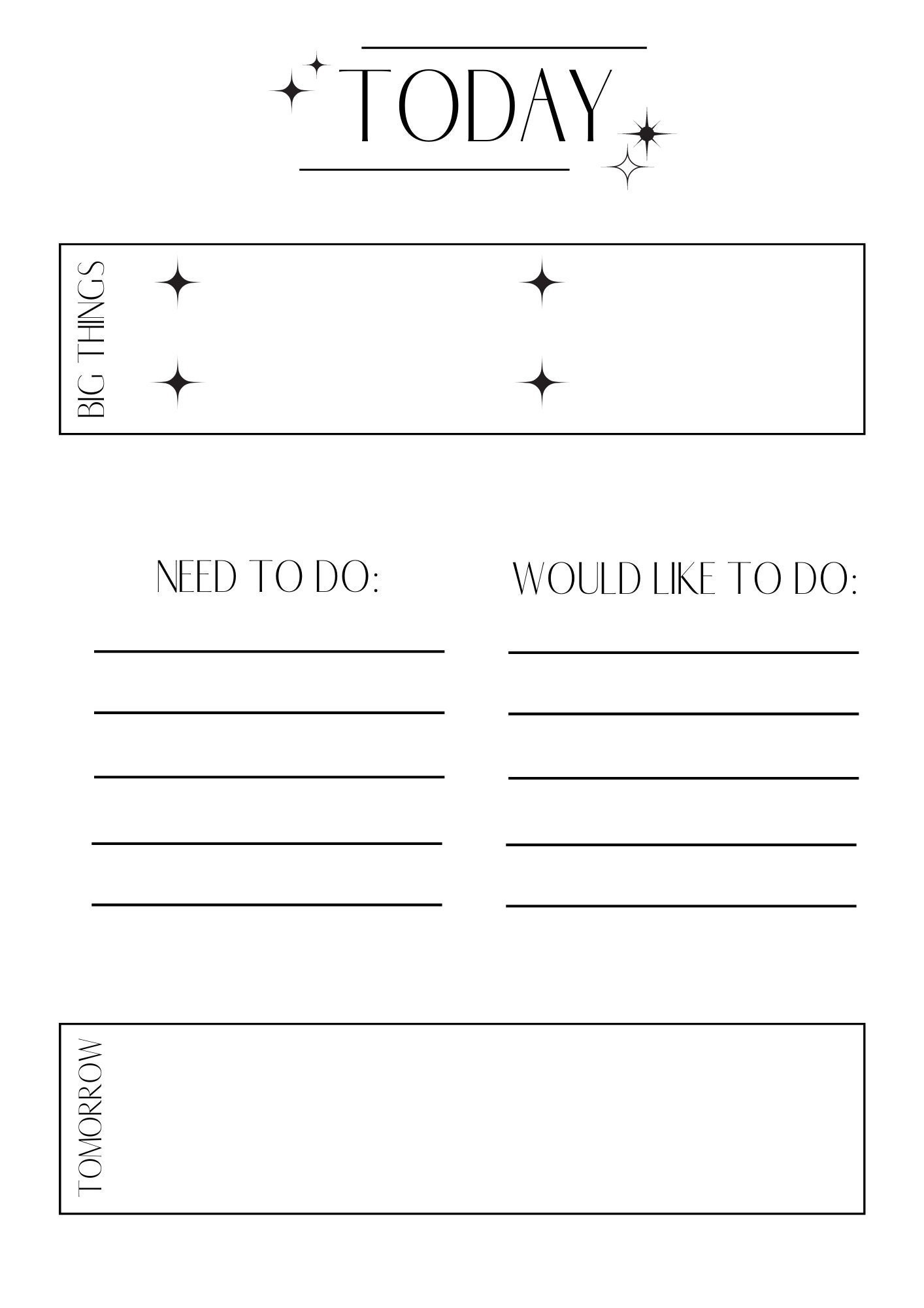 To-do List Daily Digital Sheet Printable - Etsy Australia