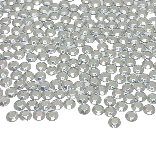 Silver Hotfix Rhinestuds / Avaiable Sizes 2mm, 3mm, 4mm, 5mm, 6mm / Add Sparkle to Clothing, Purses, Nails, Tumblers, Dolls, Scrapbooks!