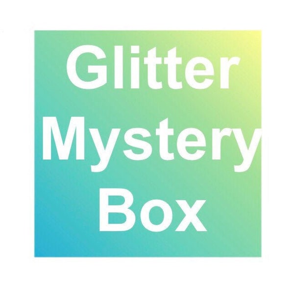 Glitter Mystery Box 18 Colors- Extra Fine, Chunky Glitter, Neon Glitter, Fluorescent Glitter, Holographic Glitter, Assorted Loose Glitter