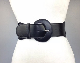 Women Fashion Waist Belt Narrow Stretch Dress Belt Thin Buckle Waistband U HK