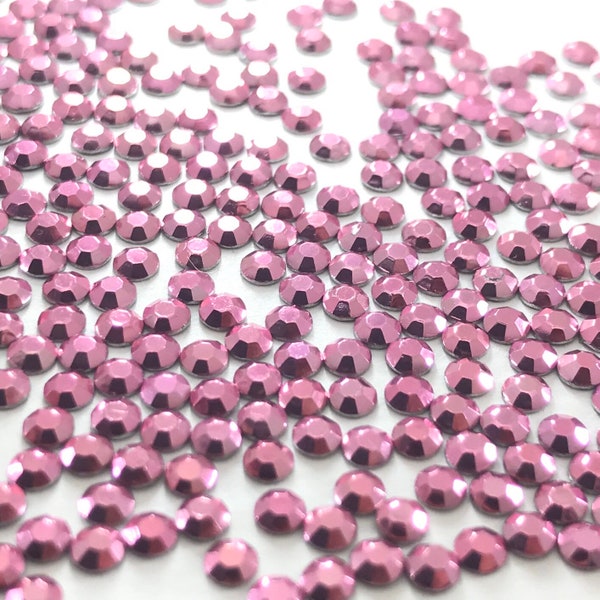 Pink Hotfix Rhinestuds / Avaliable Sizes 3mm / 144pc, 720pc, 1440pc