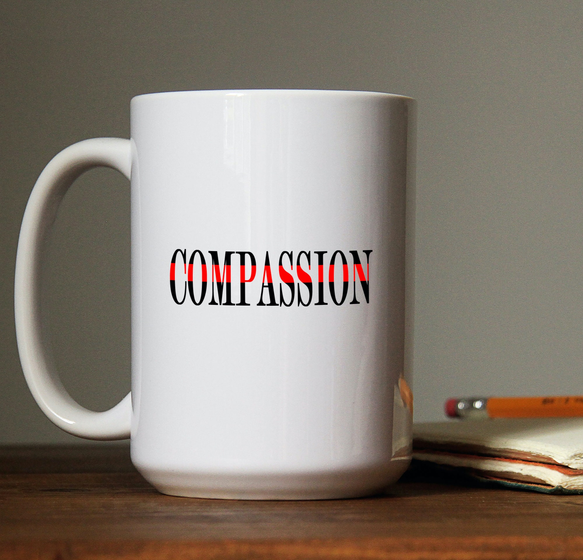 Compassion Ceramic Mug Compassion Coffee Mug Compassion Etsy