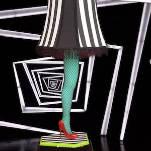 Coffin base leg lamp.