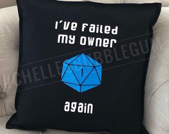 Pillow Cover x I Am The Dm Dungeon Master Dungeons Etsy