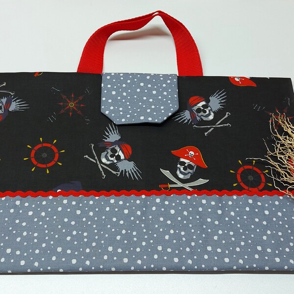 Joli sac de peinture/sac de dessin pour enfants - Pirates